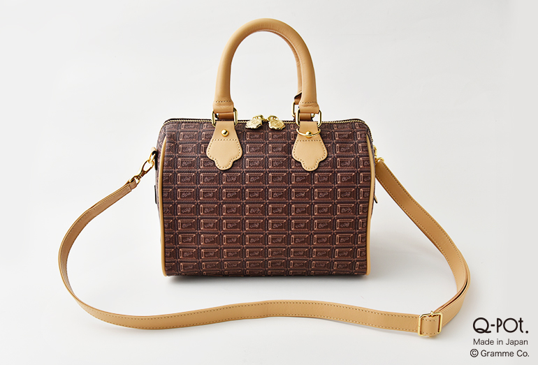 新生活 オンラインショップ限定/チョコレート・ ミニ ボストンバッグ