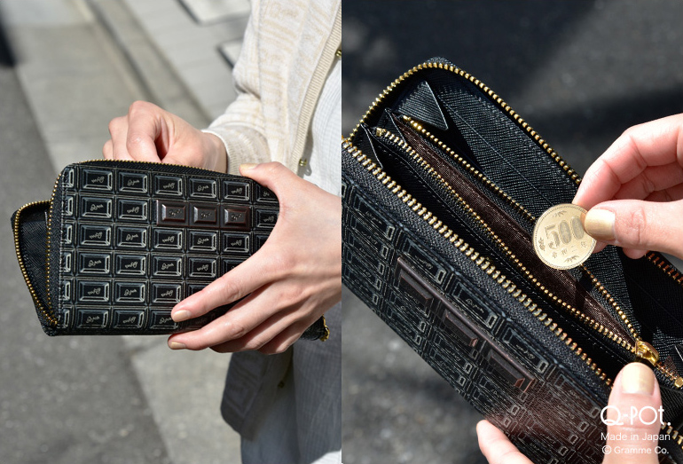 新生活 ラウンドファスナーウォレット