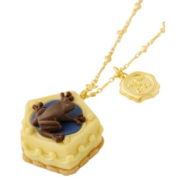 新品未開封　チョコレートフロッグケーキ ネックレス【ハリーポッターコラボ】 チョコレートフロッグケーキ ネックレス【ハリーポッターコラボ】 | Q