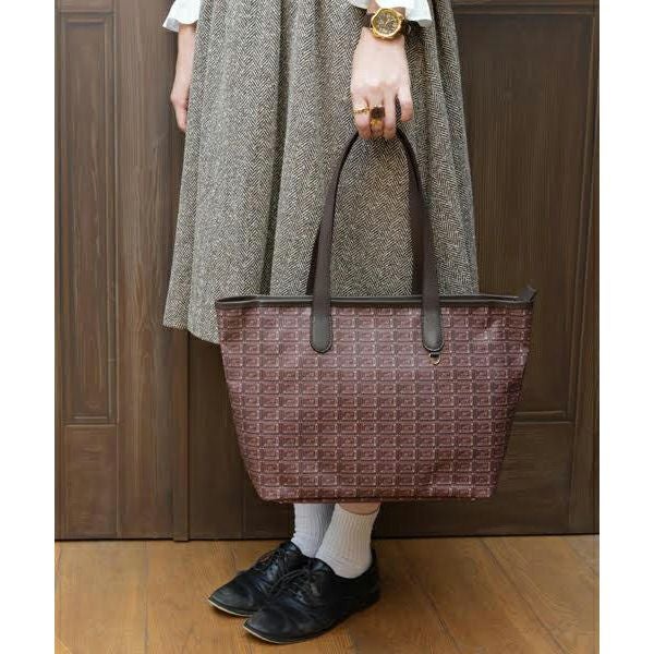ビターチョコレート ジップトートバッグ | Q-pot. ONLINE SHOP