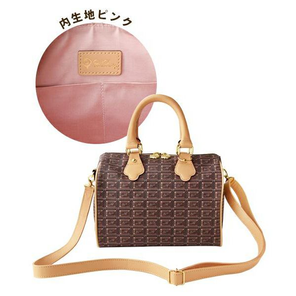 チョコレート・ミニ ボストンバッグ | Q-pot. ONLINE SHOP
