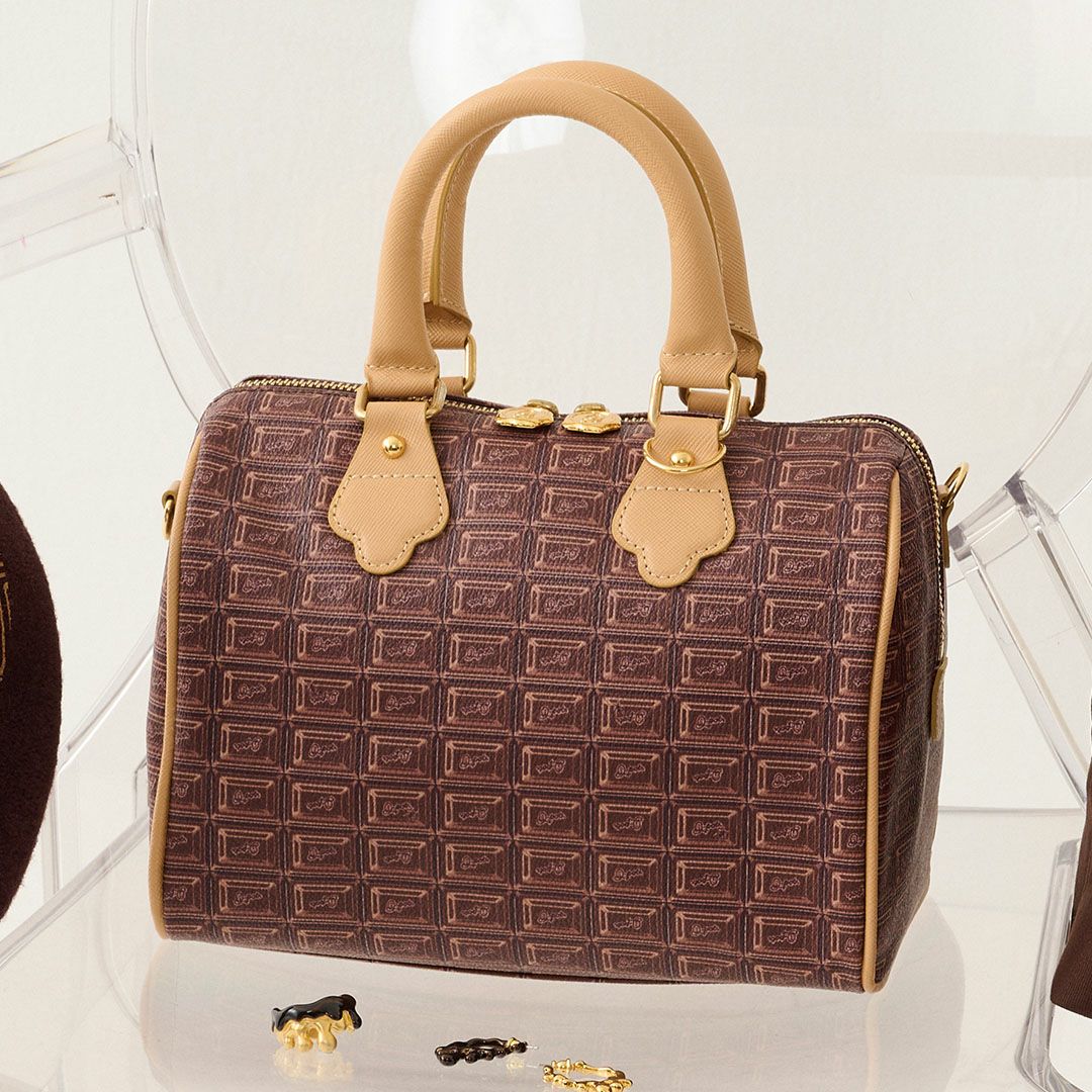 チョコレート・ミニ ボストンバッグ | Q-pot. ONLINE SHOP