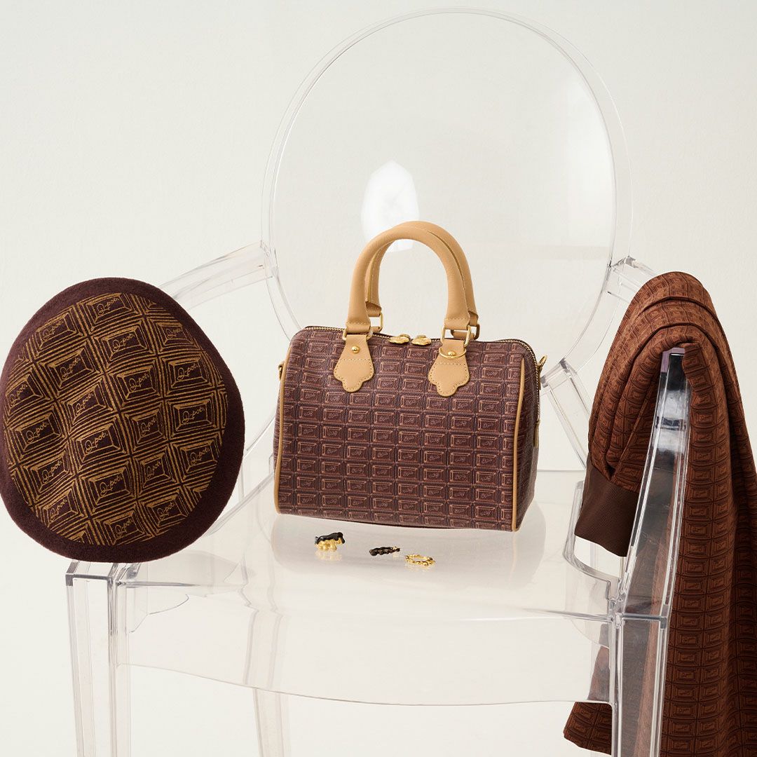 チョコレート・ミニ ボストンバッグ | Q-pot. ONLINE SHOP