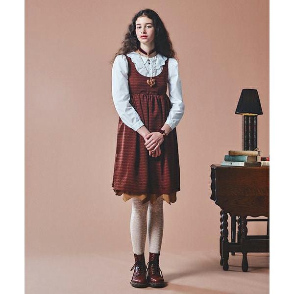 【未使用美品】Q-pot. Dress チョコレートスリーブレスドレス チョコレート スリーブレスドレス | Q-pot. ONLINE SHOP