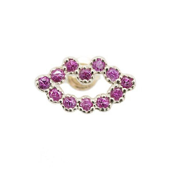 ピンクのリップピアス 受注予約】ルビーリップ ピアス | Q-pot. ONLINE SHOP