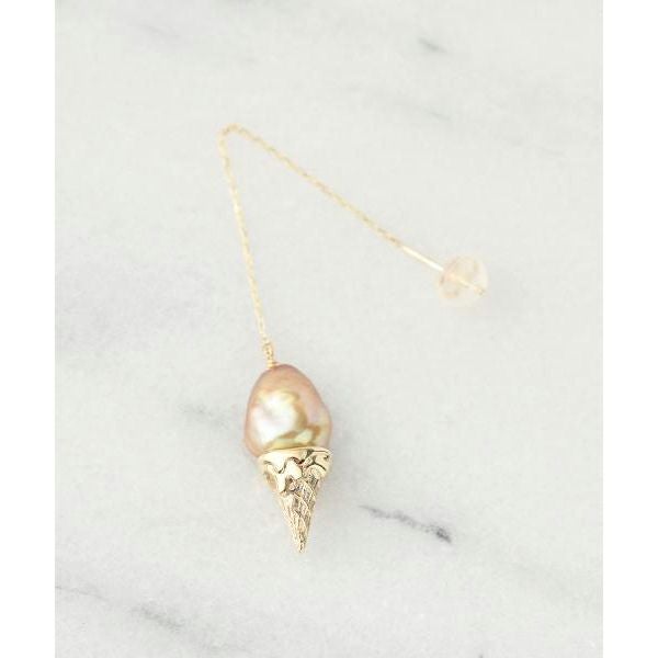 残り1点】【K10】モカ ジェラート ピアス | Q-pot. ONLINE SHOP