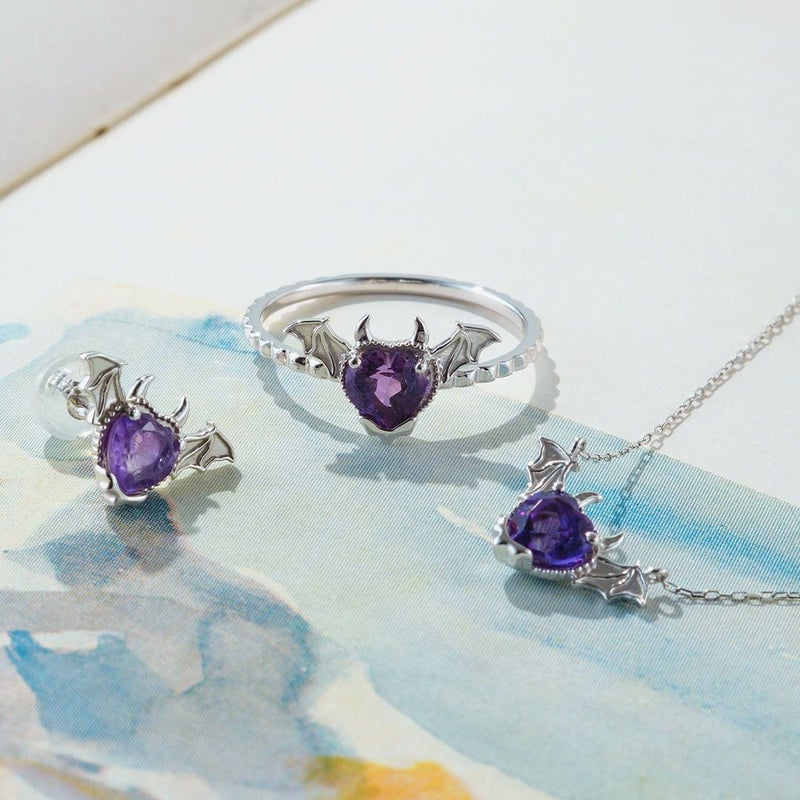 K10 メルティー デビルハート ピアス | Q-pot. ONLINE SHOP