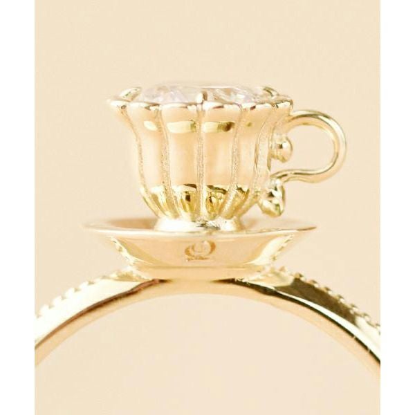 残り1点】【K10】ティーカップ リング | Q-pot. ONLINE SHOP