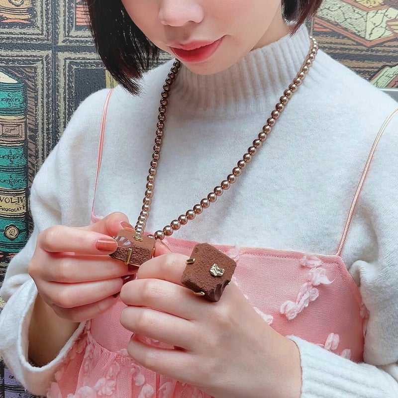 リュクスショコラパール ネックレス | Q-pot. ONLINE SHOP
