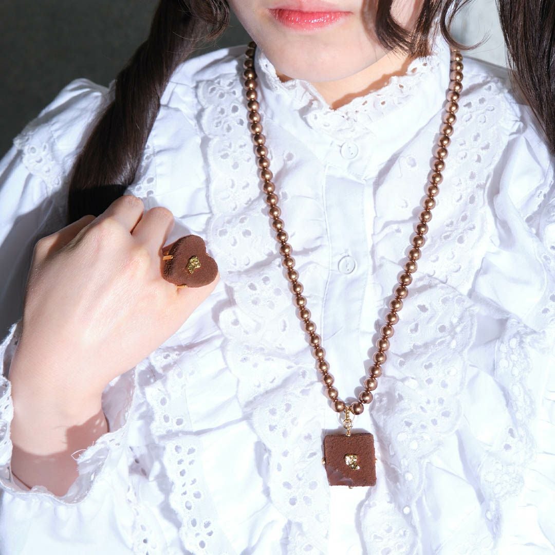 リュクスショコラパール ネックレス | Q-pot. ONLINE SHOP