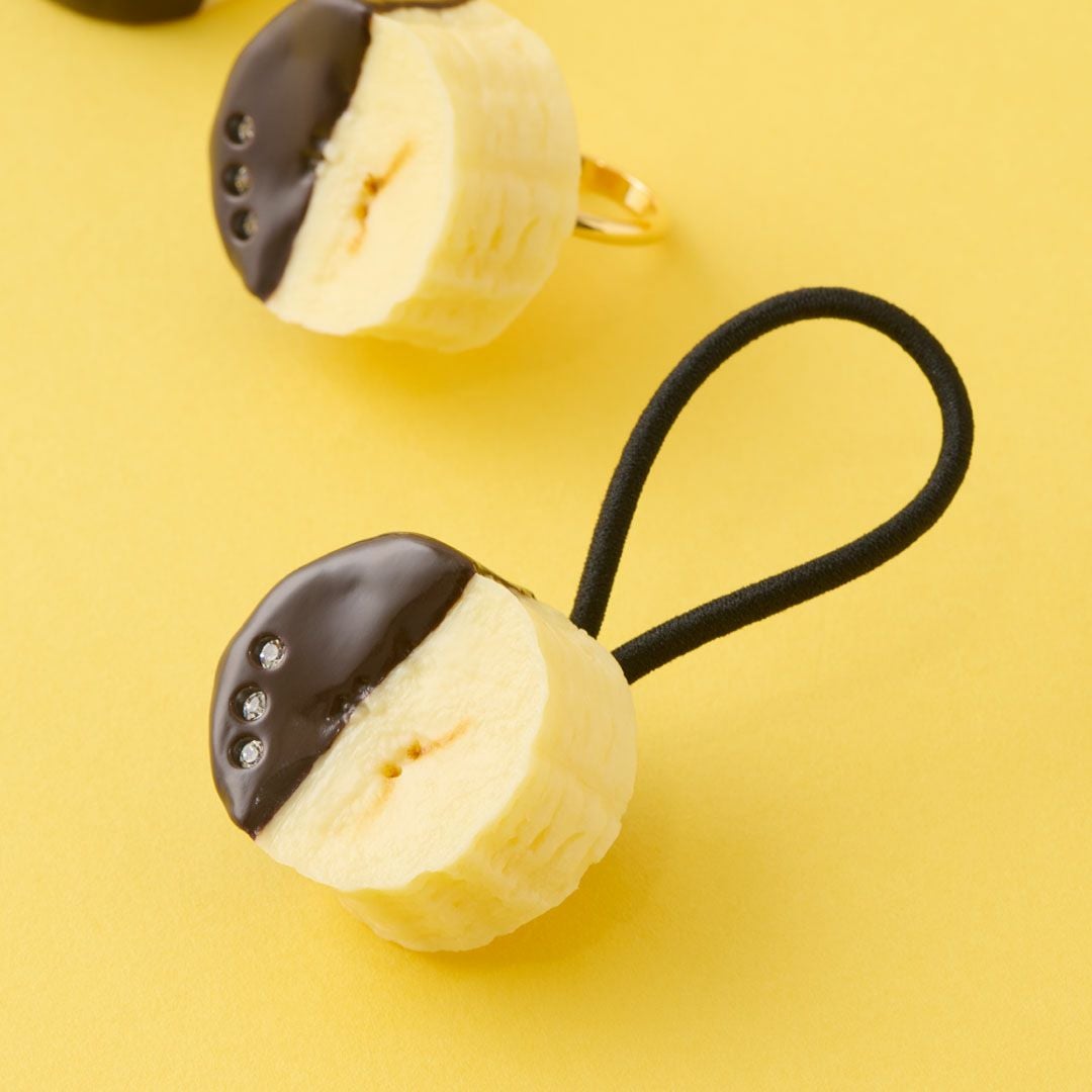 バナナチョコ ヘアゴム | Q-pot. ONLINE SHOP