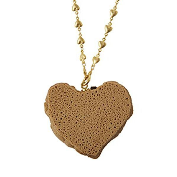 チョコレートチップ ハートクッキー ネックレス | Q-pot. ONLINE SHOP