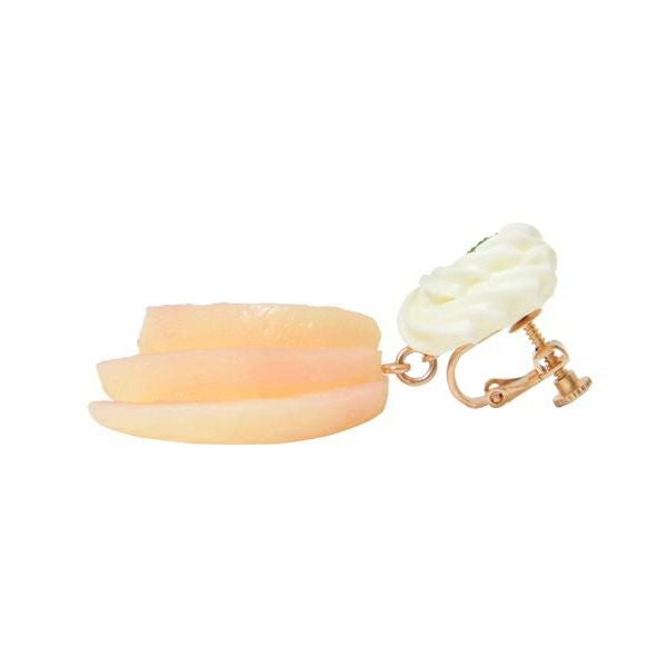 ピーチ ホイップ イヤリング（ペア） | Q-pot. ONLINE SHOP