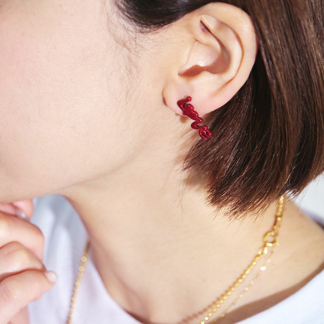 ケチャップ LOVE グッドラッグ ピアス | Q-pot. ONLINE SHOP