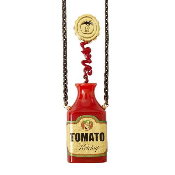 ケチャップボトル ネックレス【ハンバーガーシリーズ】