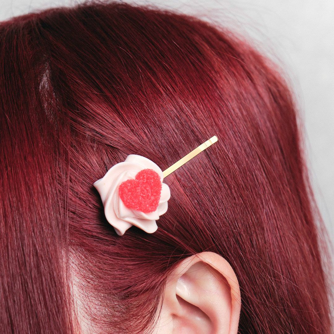 ラブハート ホイップクリーム ヘアピン | Q-pot. ONLINE SHOP