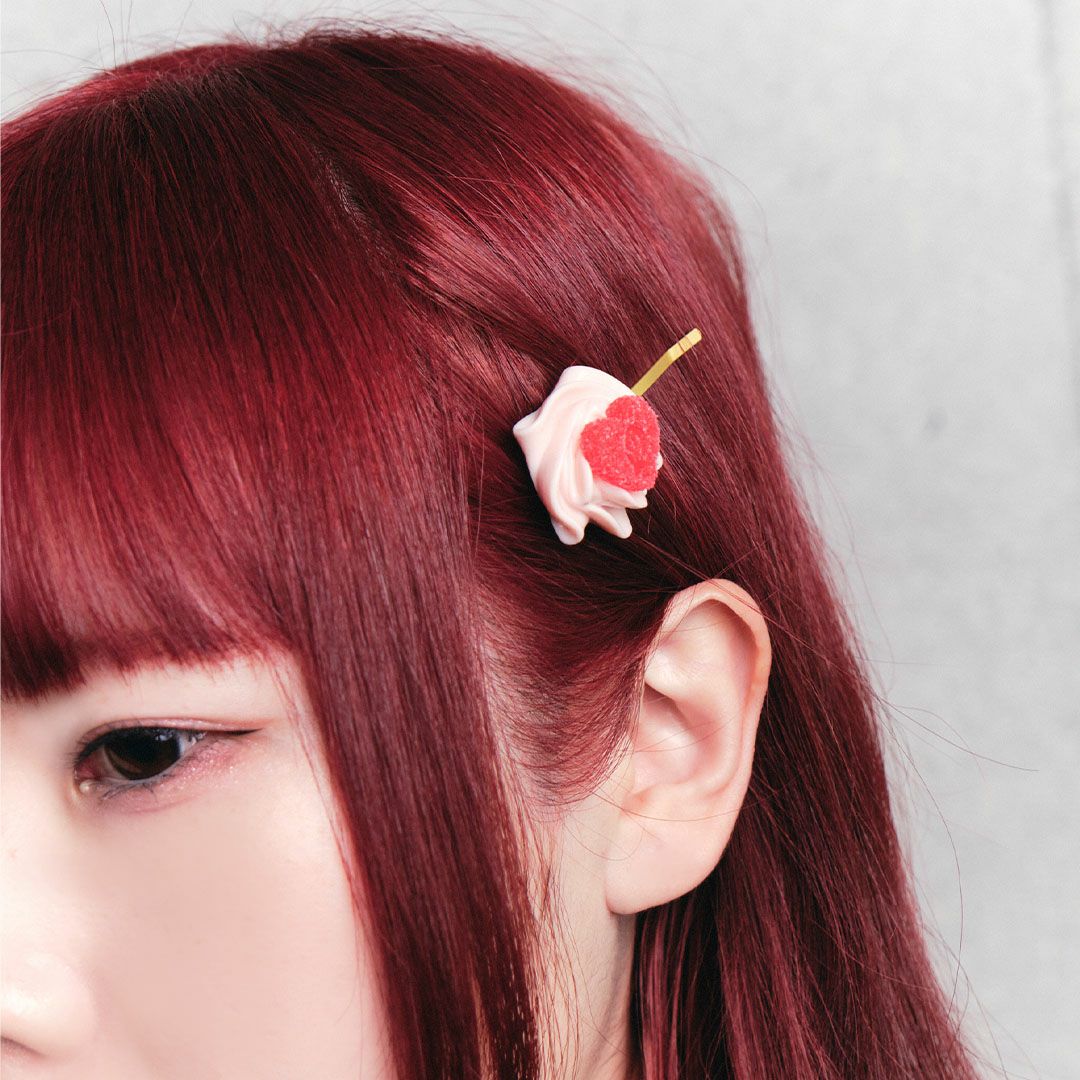 ラブハート ホイップクリーム ヘアピン | Q-pot. ONLINE SHOP