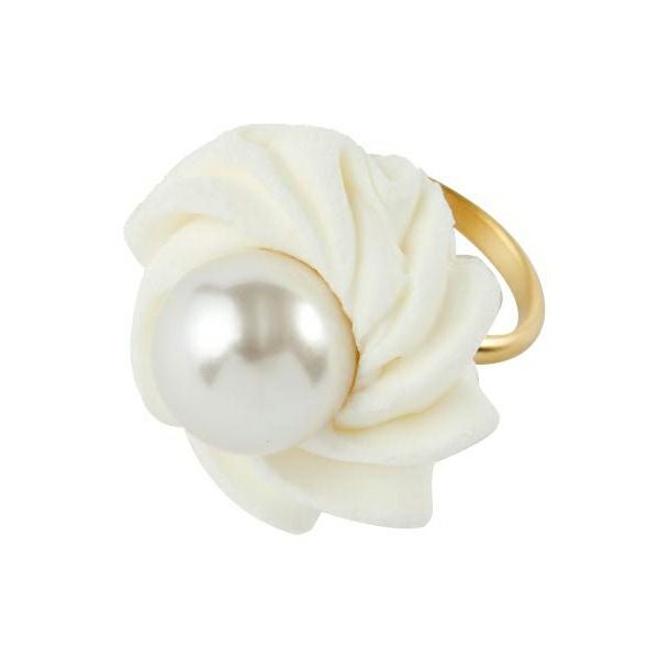 Q-pot メレンゲ　パール　ネックレス　リング　セット パールメレンゲ リング(ホワイト) | Q-pot. ONLINE SHOP