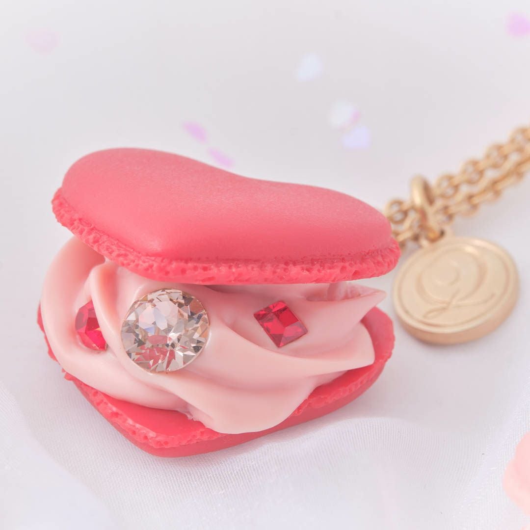 ラブハート ストロベリーマカロン ネックレス | Q-pot. ONLINE SHOP