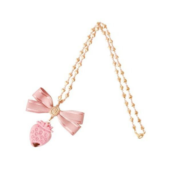 ストロベリーガナッシュリボン ネックレス(Pink) | Q-pot. ONLINE SHOP