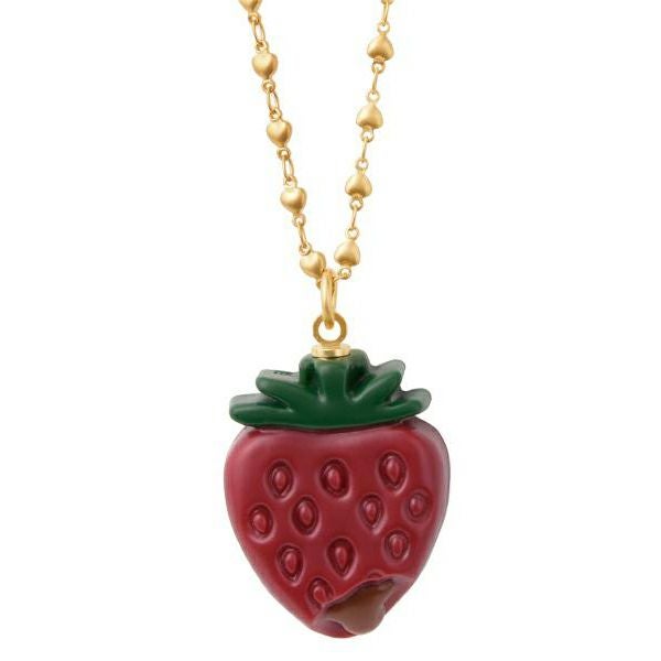 ストロベリーガナッシュ ネックレス(Red) | Q-pot. ONLINE SHOP