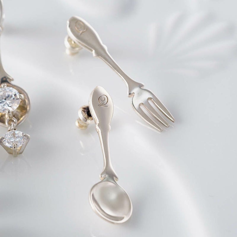 残り1点】【シルバー925】ピアス/プレーンスプーン | Q-pot. ONLINE SHOP