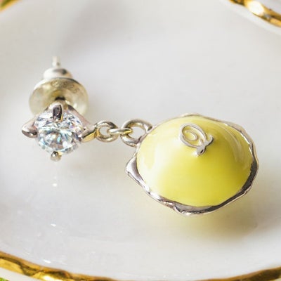 残り1点】マカロンシルバーピアス (バナナ) | Q-pot. ONLINE SHOP