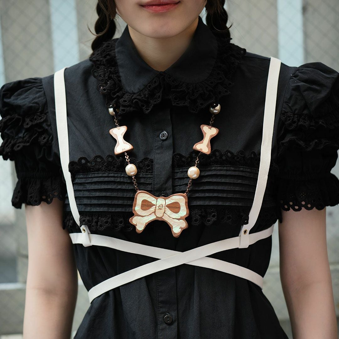 残り1点】Ribone Bone ネックレス | Q-pot. ONLINE SHOP