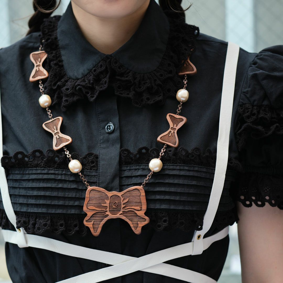 残り1点】Ribone Bone ネックレス | Q-pot. ONLINE SHOP