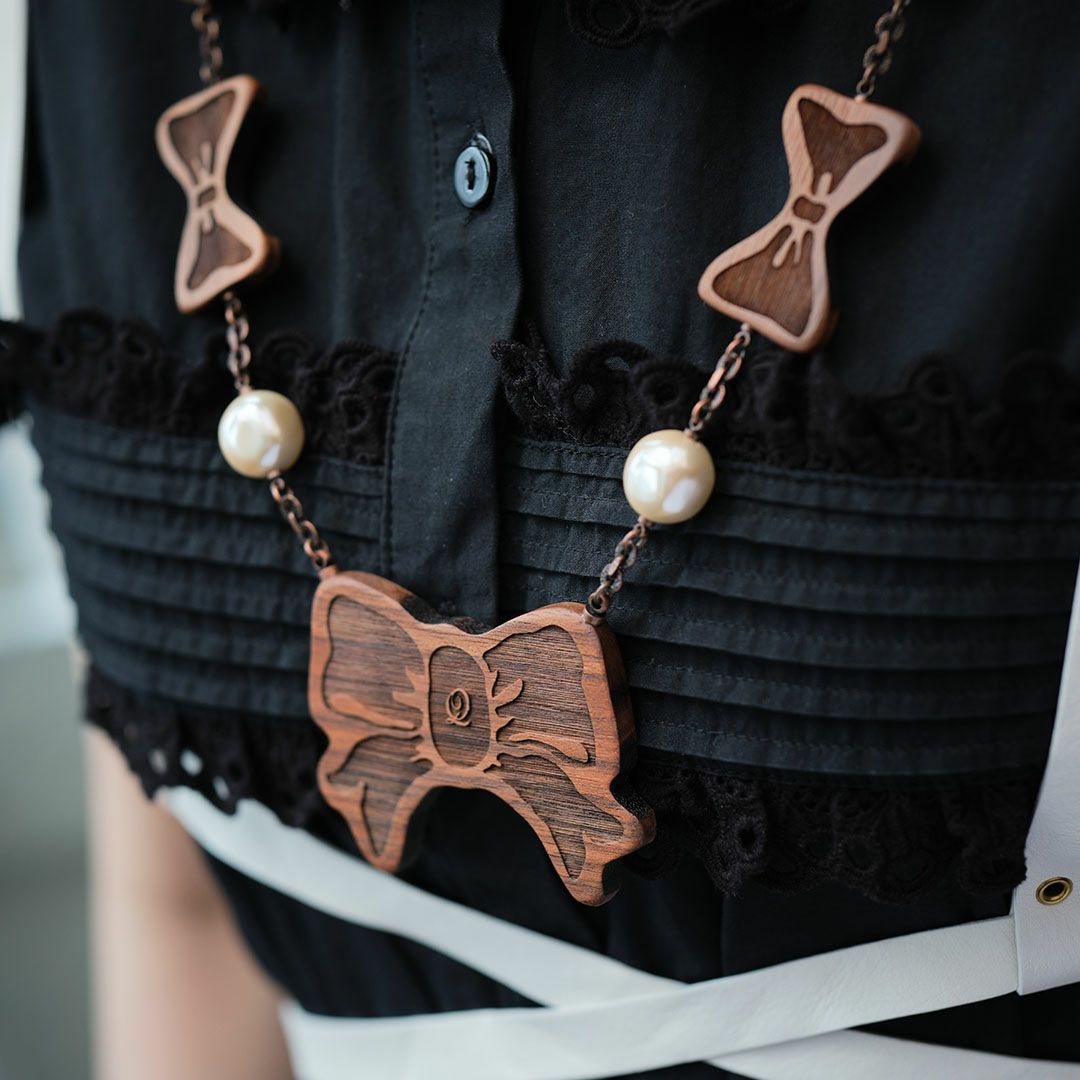 残り1点】Ribone Bone ネックレス | Q-pot. ONLINE SHOP