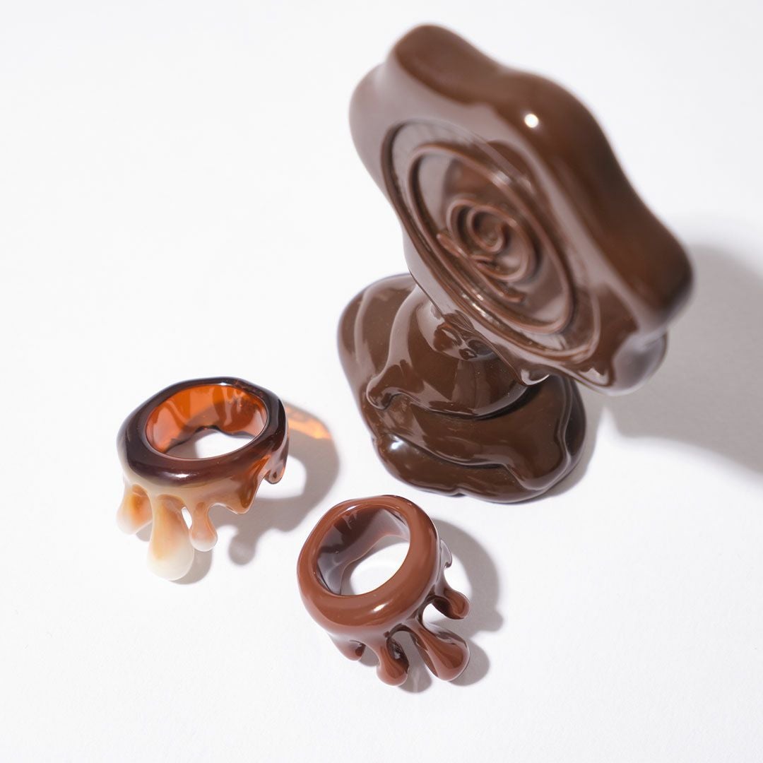 スターバックス　新品　メルトチョコレート　Q-pot好きにも チョコレートメルト リング | Q-pot. ONLINE SHOP