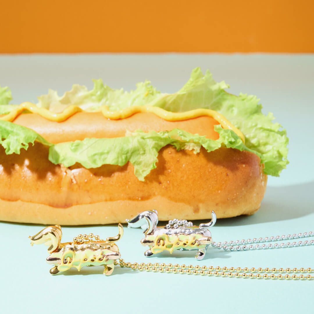 Hotdog Dog ネックレス (イエローゴールド) | Q-pot. ONLINE SHOP