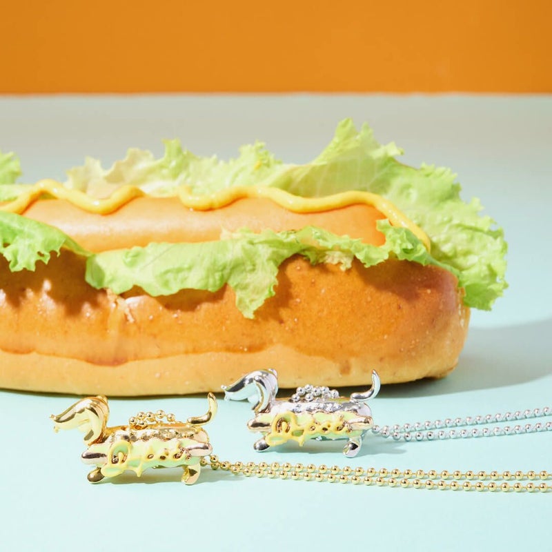 Hotdog Dog ネックレス (イエローゴールド) | Q-pot. ONLINE SHOP