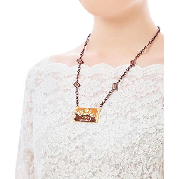 ビターチョコレートバー ネックレス | Q-pot. ONLINE SHOP
