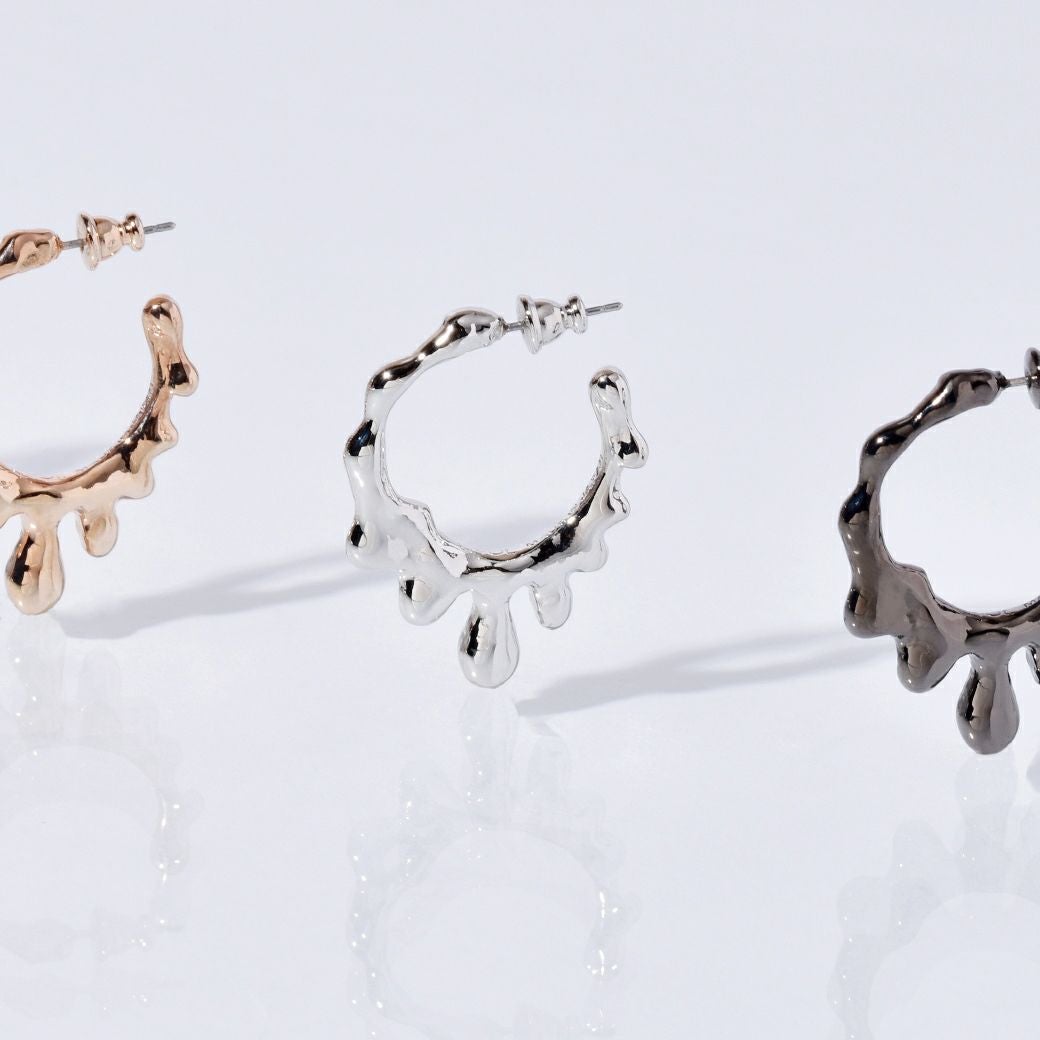 メルティーメルト フープピアス(シルバー) | Q-pot. ONLINE SHOP