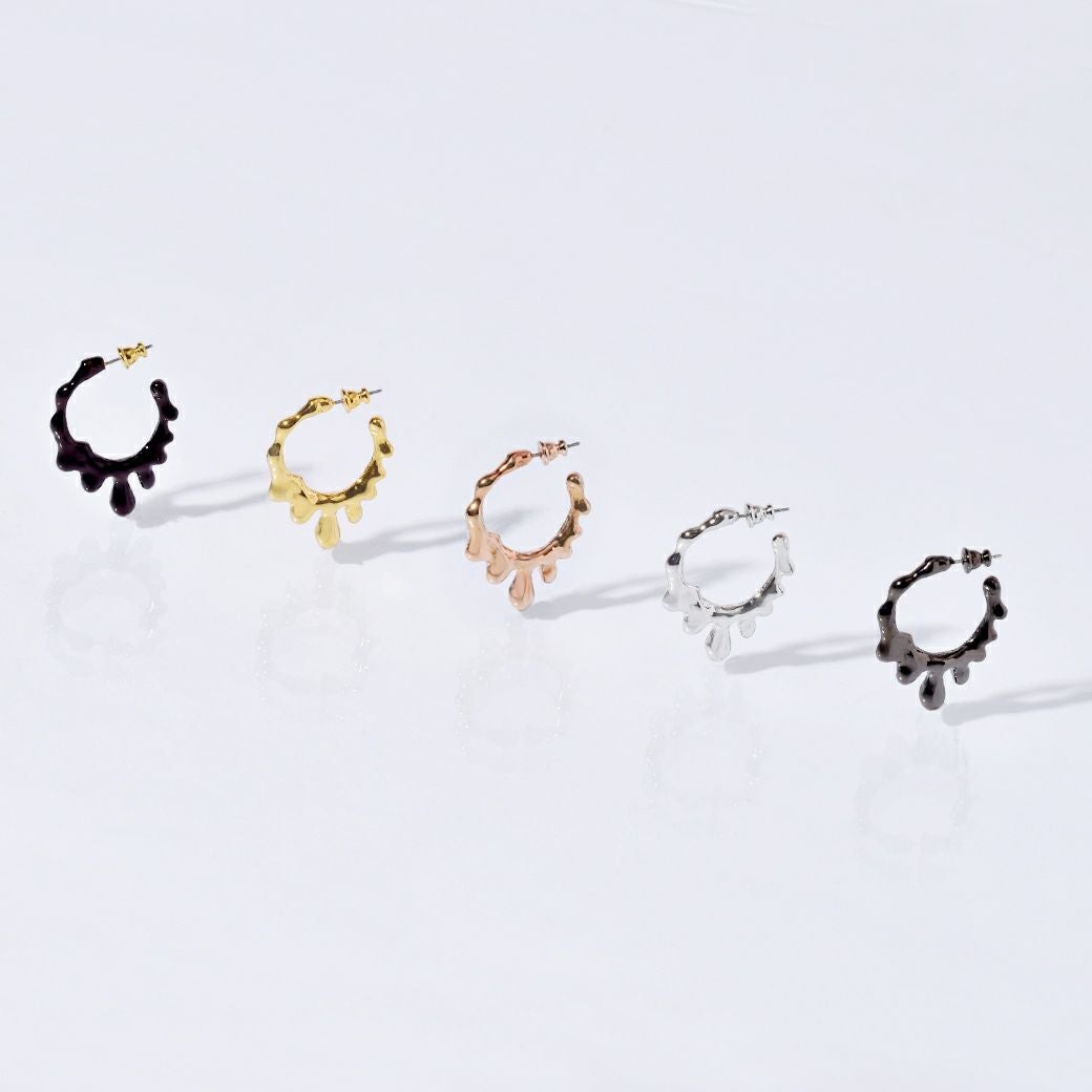 残り1点】メルティーメルト フープピアス(シルバー) | Q-pot. ONLINE SHOP