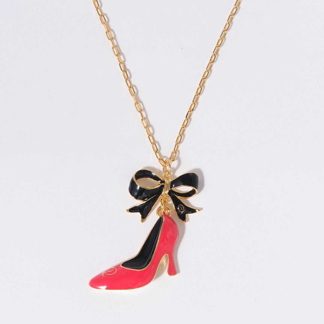 ハイヒールガラスネックレス ゴールド ハイヒール ネックレス | Q-pot. ONLINE SHOP