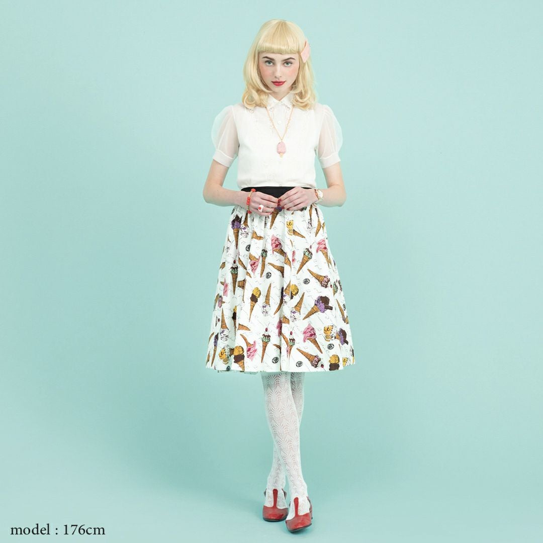 Q-pot.　アイスクリームスカート 残り1点】アイスクリーム スカート | Q-pot. ONLINE SHOP