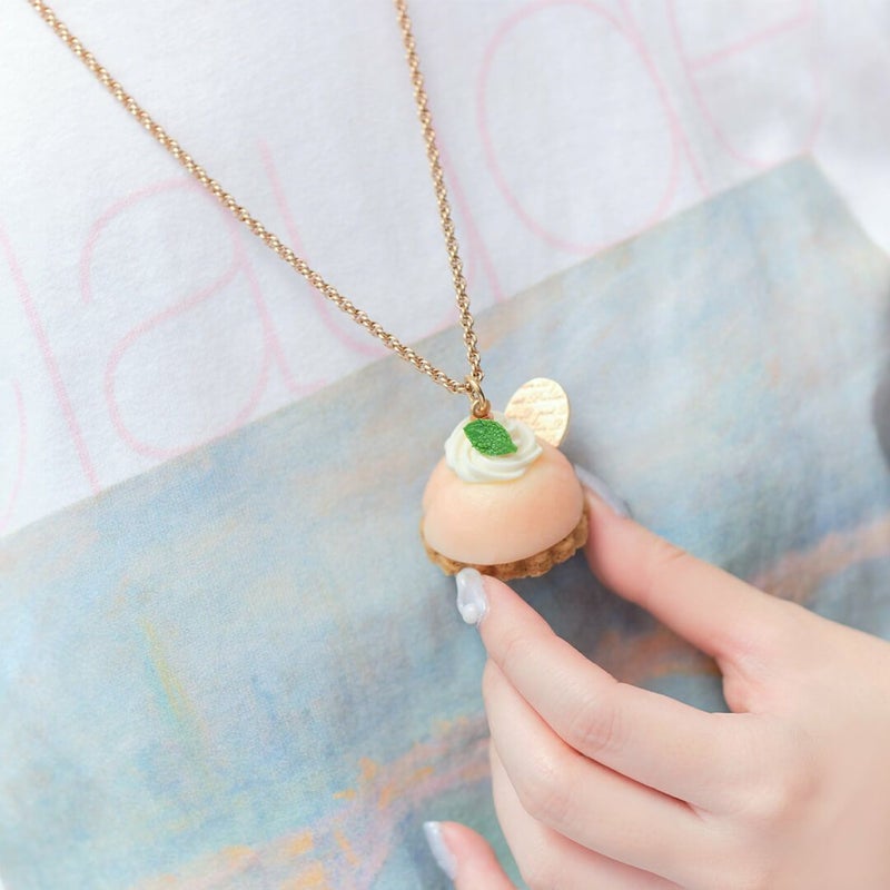 ピーチ プチケーキ ネックレス | Q-pot. ONLINE SHOP