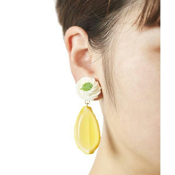 残り1点】フレッシュレモンゼリーイヤリング（ペア） | Q-pot. ONLINE SHOP