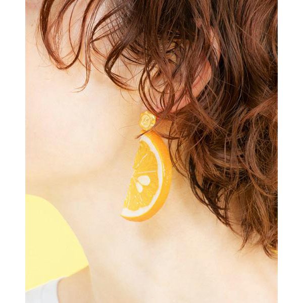 フレッシュオレンジ ピアス（ペア） | Q-pot. ONLINE SHOP