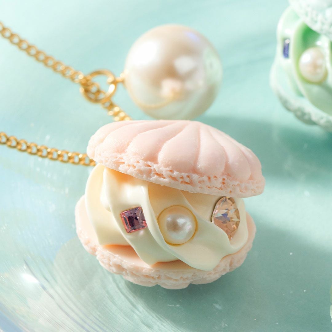 残り1点】シェルマカロン・ネックレス ライトピンク | Q-pot. ONLINE SHOP