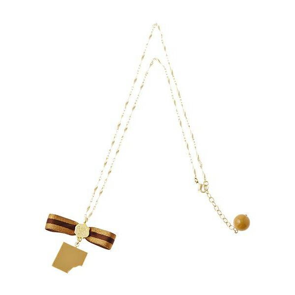 キャラメルリボン ネックレス | Q-pot. ONLINE SHOP