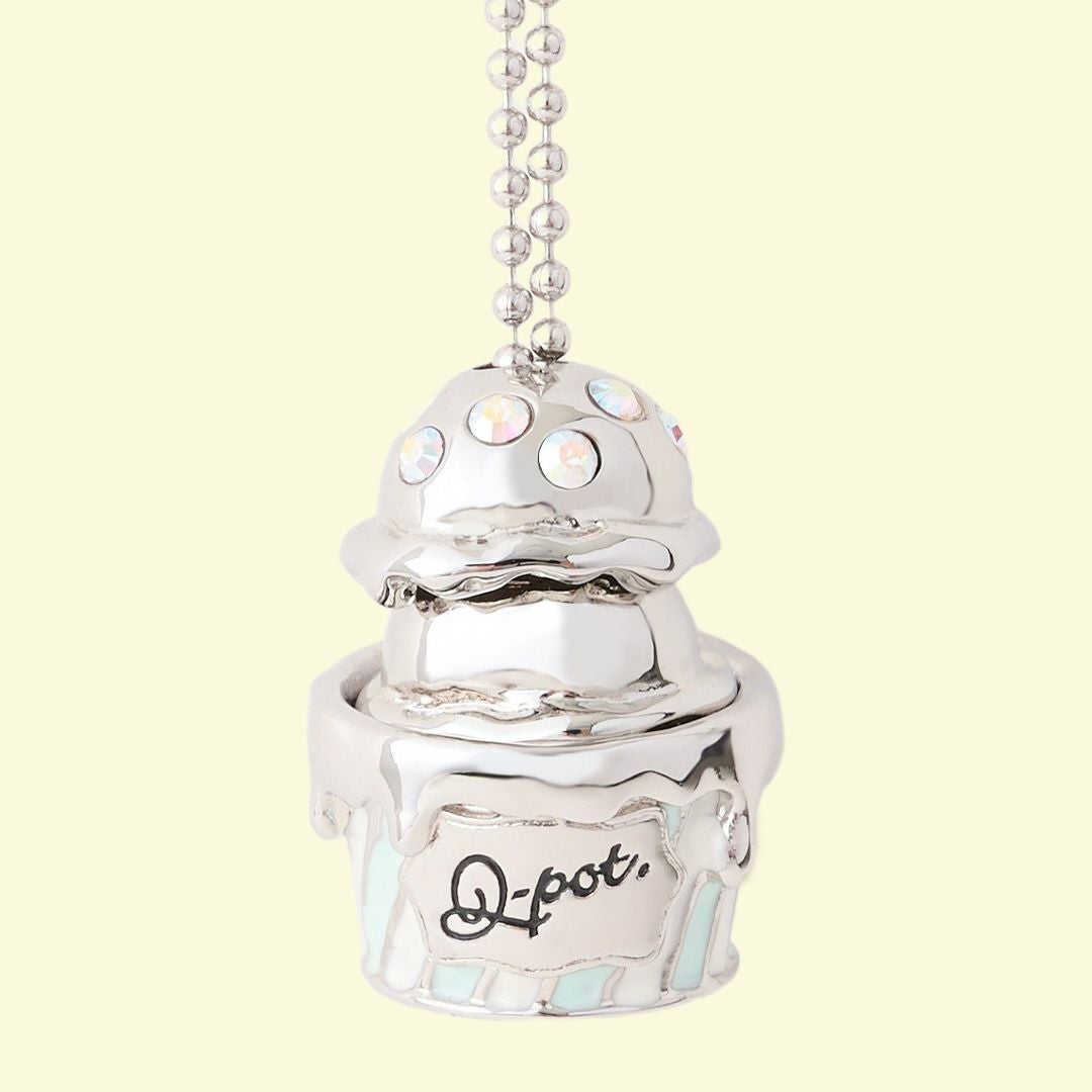 アイスカップ チャーム(ストライプ/ミントグリーン) | Q-pot. ONLINE SHOP