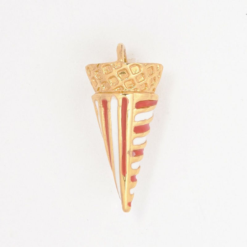 ワッフルロールコーンチャーム(ゴールド) | Q-pot. ONLINE SHOP