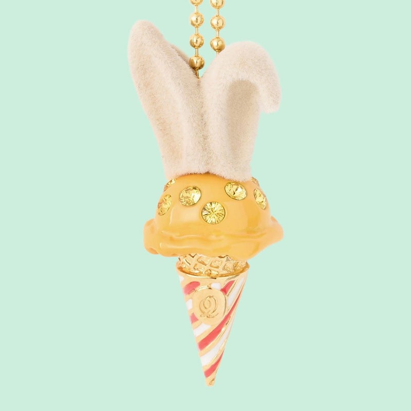 ワッフルロールコーンチャーム(ゴールド) | Q-pot. ONLINE SHOP