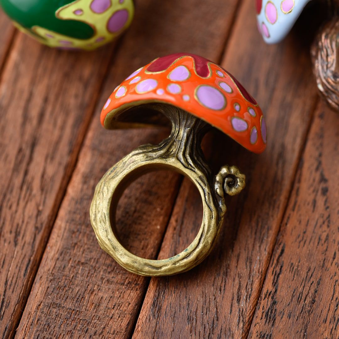 残り1点】キノコ リング【ディズニー アクセサリー】 | Q-pot. ONLINE SHOP