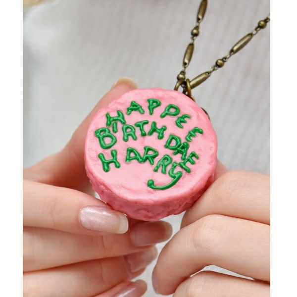 HAPPEE BIRTHDAE HARRY ケーキ ネックレス【ハリーポッターコラボ