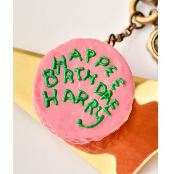 HAPPEE BIRTHDAE HARRY ケーキ キーホルダー【ハリーポッターコラボ