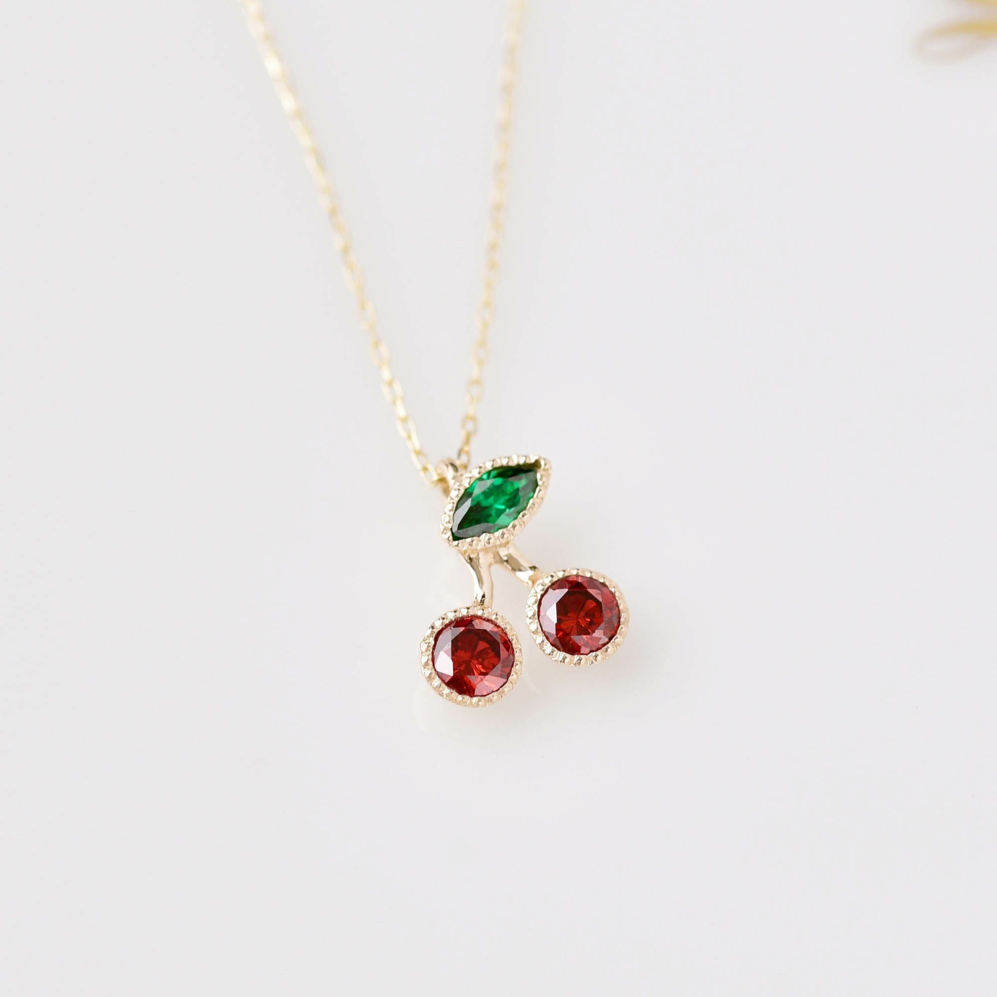 残り1点】【K10】チェリー ネックレス | Q-pot. ONLINE SHOP